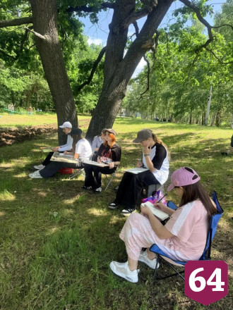 Юные саратовцы готовят перформанс с духовым оркестром